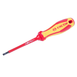 KING TONY (14723504) Отвертка диэлектрическая шлицевая Slotted SL3.5 x 100 мм