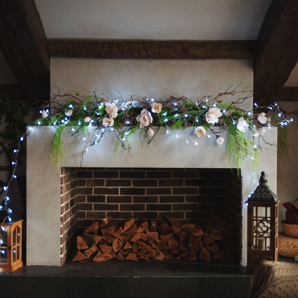 ULD-S1000-100-DTA WHITE IP20 Гирлянда светодиодная. 10м. 100 светодиодов. Белый свет. Провод прозрачный. ТМ Uniel