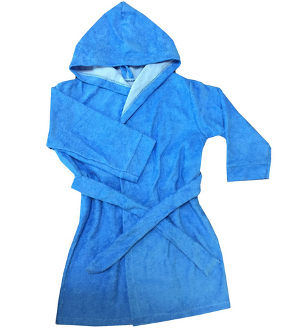Халат детский М 712 р.30 голубой (Алина)