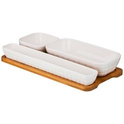 МЕНАЖНИЦА 3-Х СЕКЦИОННАЯ LEFARD "NATIVE" 27*14 СМ. ВЫСОТА=5 СМ (КОР=12ШТ.)