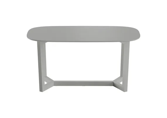 Стол обеденный Cross 2 160*85 см (светло-серый)