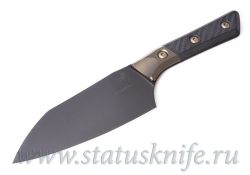 Нож Microtech Kitchen Santoku DLC Bolster Signature 3200B-1DLCCFSфотография - 1