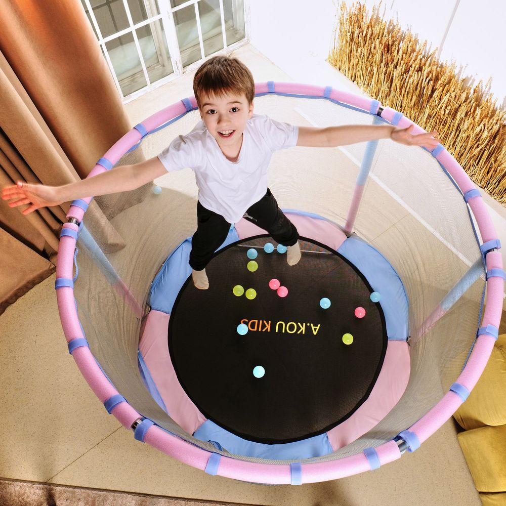 Батут детский DFC A.KOU KIDS 55&amp;quot; (140 см) с сеткой