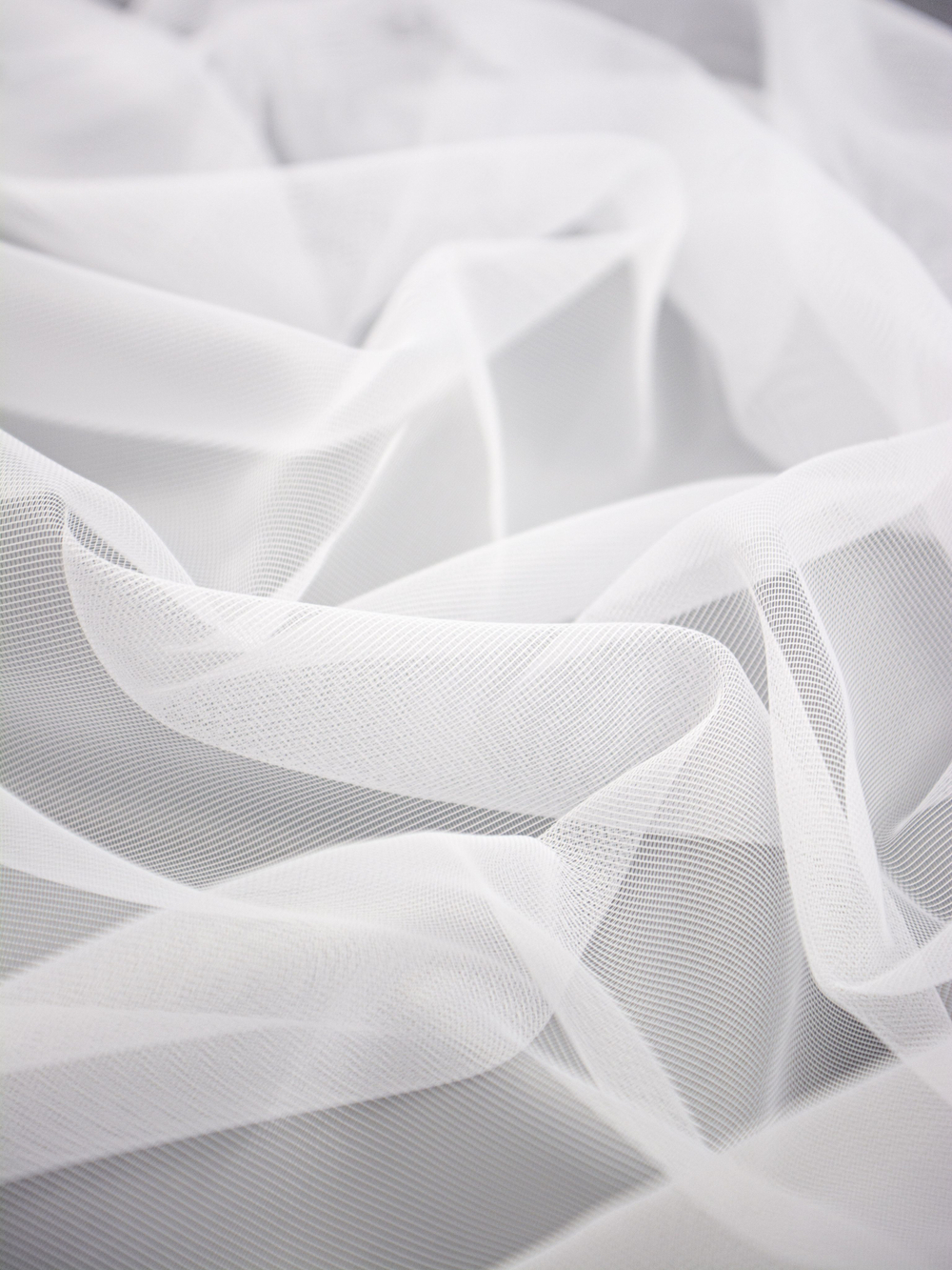 Тюль французская сетка на отрез