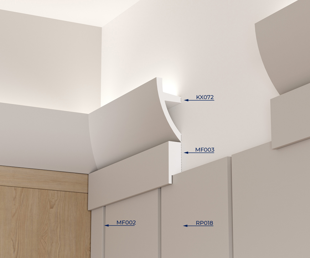 Cosca Decor. Панель RP018, 156х12x2800мм, Экополимер
