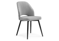 Стул на металлокаркасе Брейния velutto 52 / черный