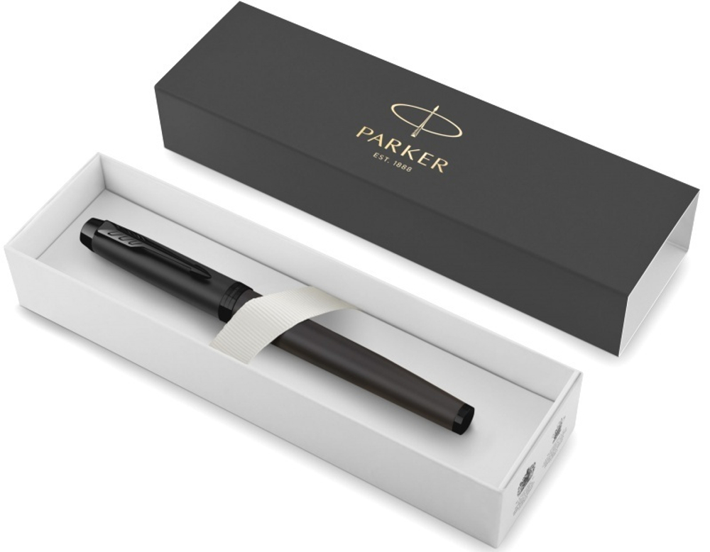Parker IM Achromatic - Matt Black, ручка-роллер, F, BL