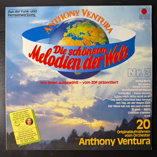 Orchester Anthony Ventura – Die Schönsten Melodien Der Welt Nr. 3 (Европа 1982г.)