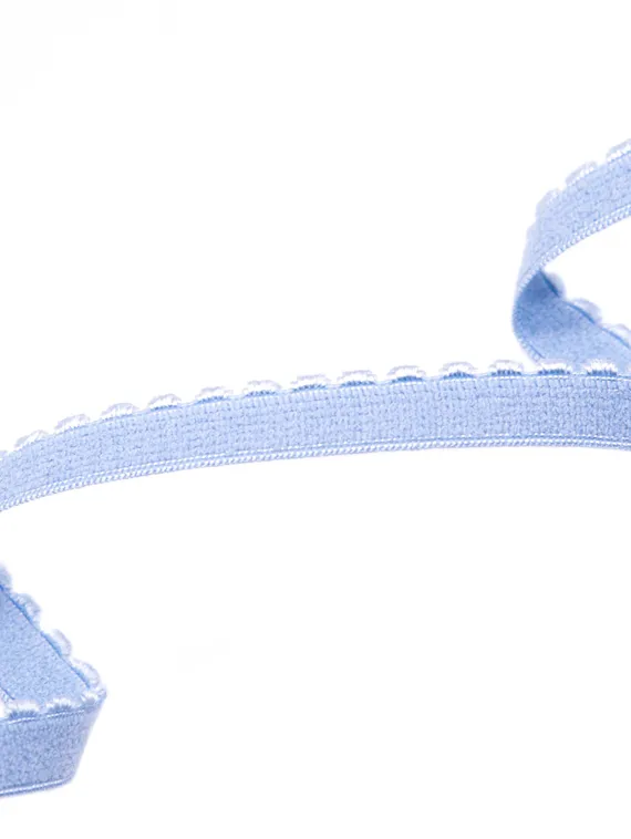 3090 641/10 ОПТ Резинка отделочная Lauma Fabrics, 10 мм, голубой 3090
