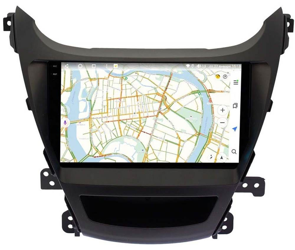 Магнитола для Hyundai Elantra 2014-2015 (рестайлинг) - Vaycar VA23-0359-2K на Android 13, 8-ядер, 2K QLED, ТОП процессор, CarPlay,4G SIM-слот