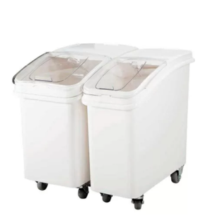 Емкость пластиковая с 4-мя колесами для хранения и перевозки продуктов 81 л, 333*743*711 мм, P.L. Pr