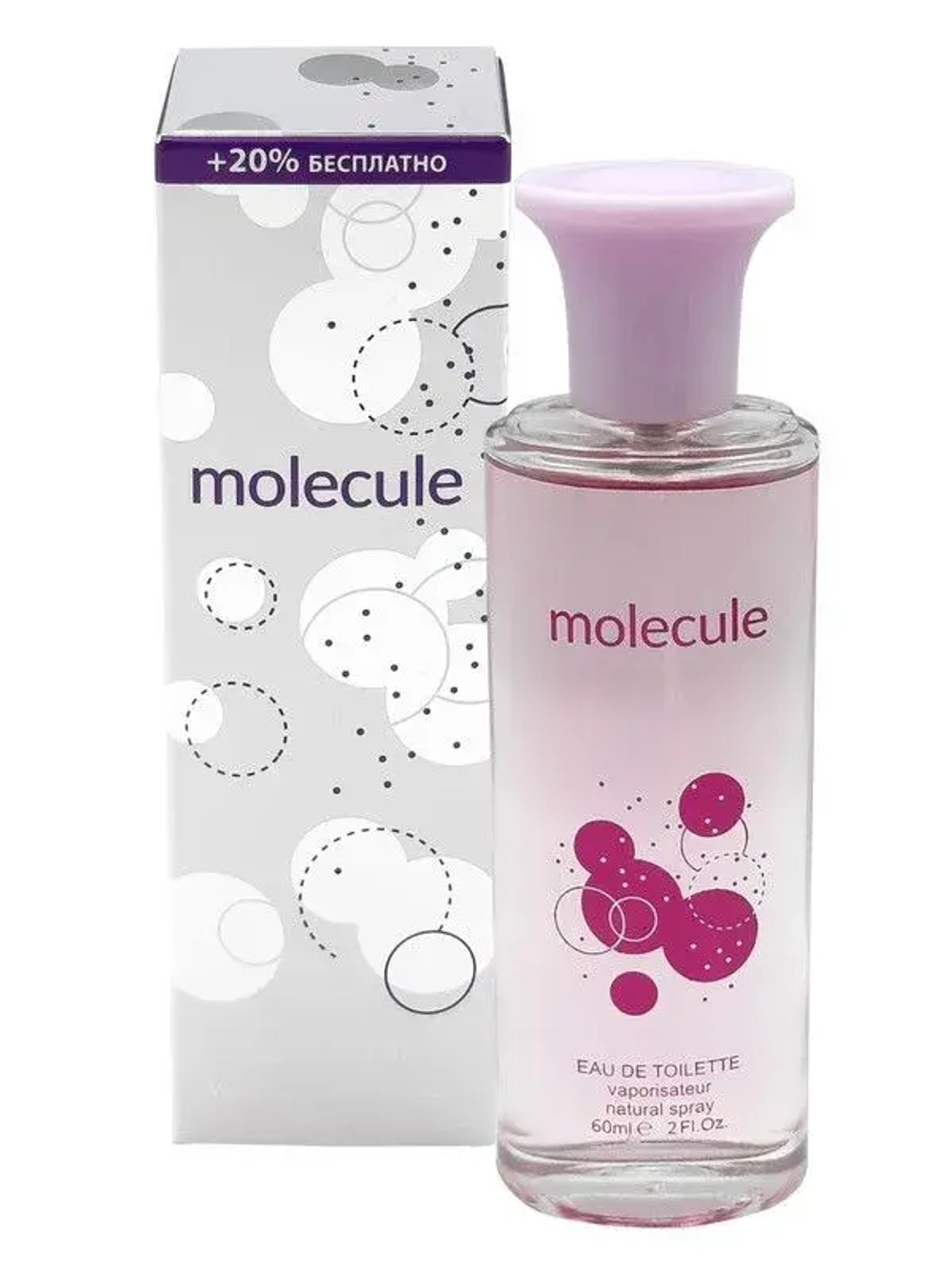 Туалетная вода для женщин КПК "MOLECULE" 60мл Россия