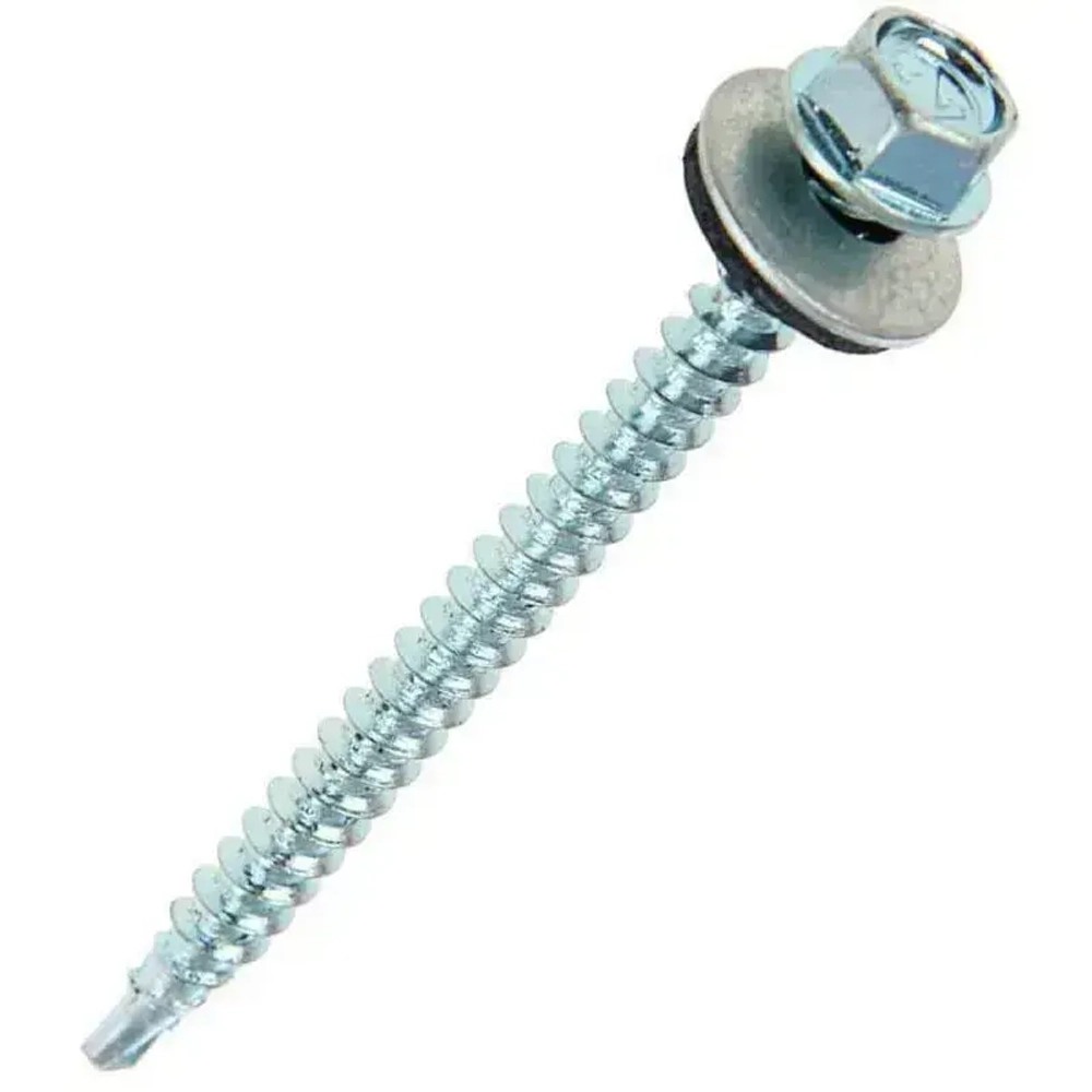 Саморез кровельный 6,3х80 цинк 100 шт