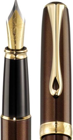 Перьевая ручка Diplomat Excellence A2 Marrakesh brown gold M (D40213025)