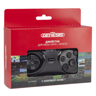 Retro Genesis Controller 16 Bit джойстик проводной с кнопкой Mode