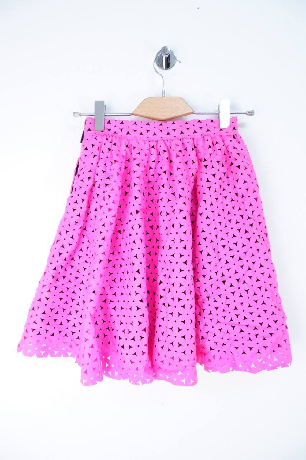 Юбка яркого цвета из шерсти, визуально 44 размер, новая