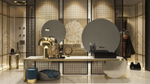 Cмеситель Gessi Anello, настенный, без излива, на 1 потребитель, встраиваемый, цвет Copper Brushed PVD