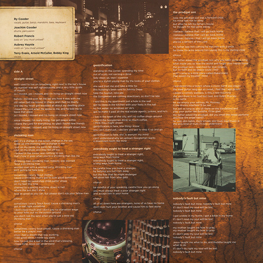 Ry Cooder / The Prodigal Son (LP)