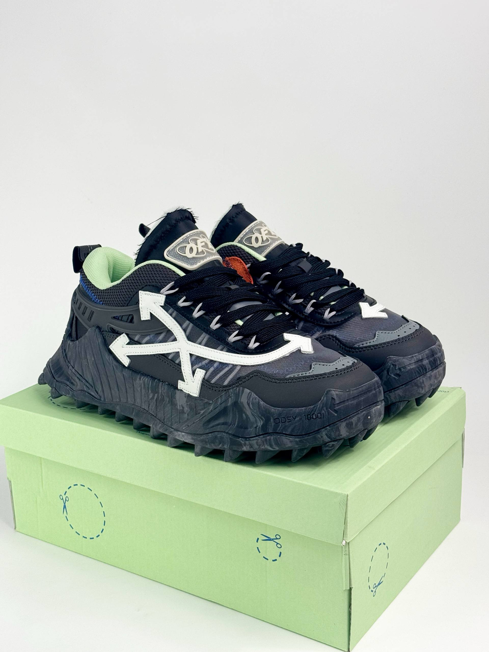 Кроссовки OFF-White Odsy 1000 #B117 (сер.)