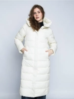 Куртка зимняя удлиненная с капюшоном