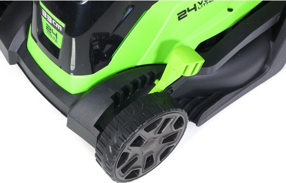 Газонокосилка аккумуляторная GREENWORKS GD24LM33K2 24V, 33 см, бесщеточная 2516107UA