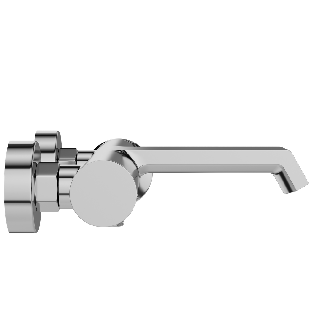 Смеситель для ванны с душем STWORKI Лерум S04100CR + Душевой гарнитур Ольборг S20190CR, хром