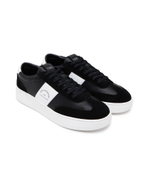 Кожаные кроссовки kourt iii maison band lo lace Karl Lagerfeld - черный(KL51524)