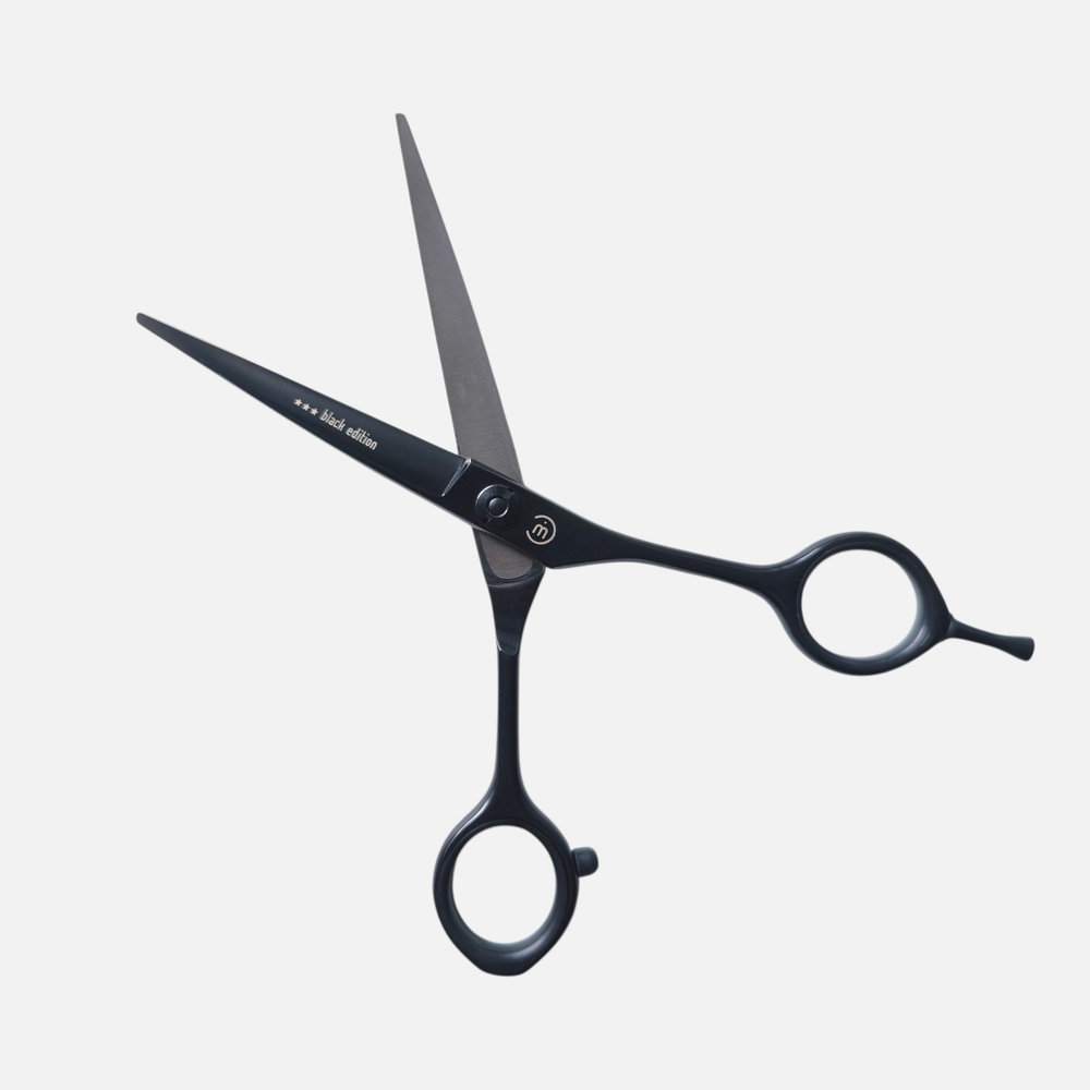 Прямые парикмахерские ножницы 5.5" Black Edition Melon
