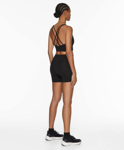 OYSHO Велосипедки Comfortlux с высокой посадкой длиной 10 см, черный