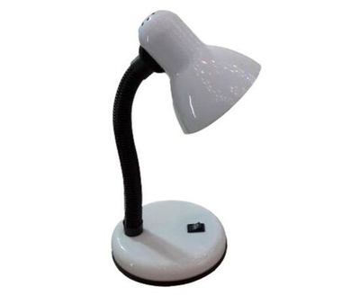 General GTL светильник настольный на основании 60W E27 метал+пластик белый GTL-027-60-220 800127 (пакет)