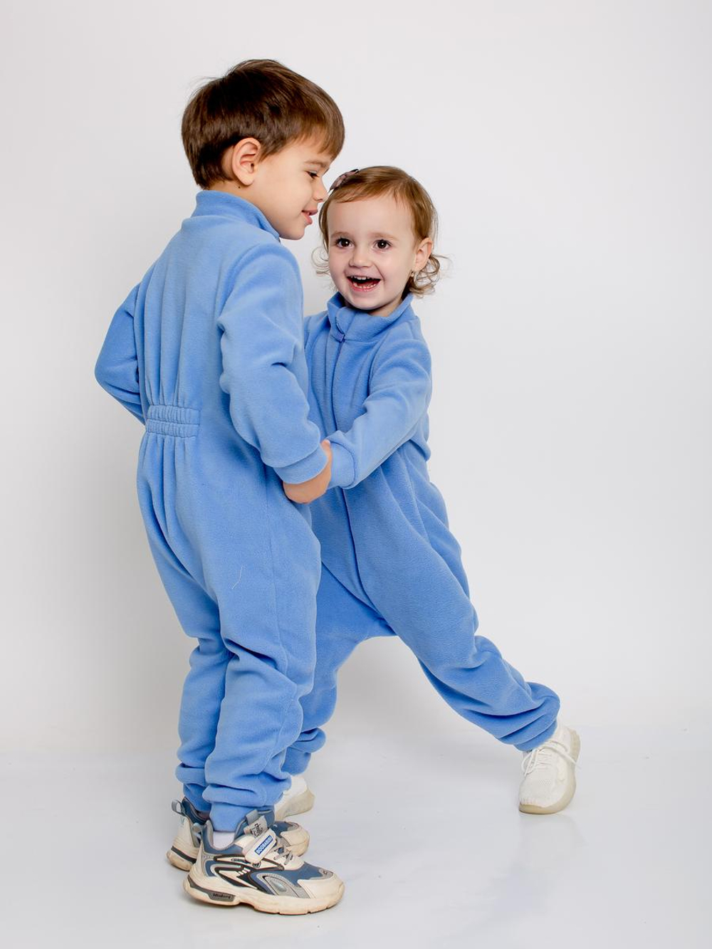 Комбинезон д/девочки флис "Льдинка-9" К-85/9 р.92, Голубой (Ивашка)