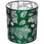 Подсвечник «Зимняя хвоя» 7*7,8 см, Изумруд