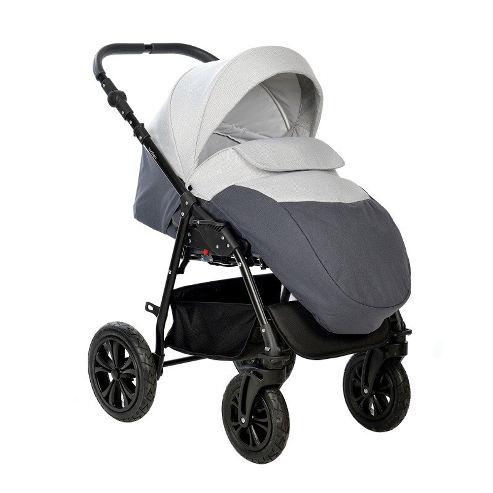 Детская коляска Indigo Charlotte Sity 2 в 1 Cs 05 т.серый+св.серый