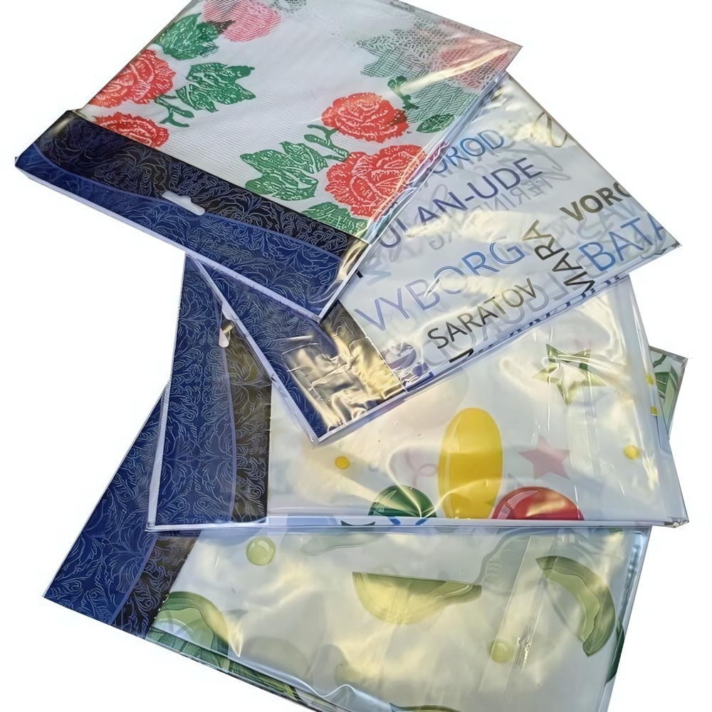 Скатерть ПИКНИК без отделки пленка ПВД 120*110 Микс расцветок