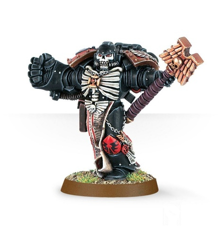 Chaplain with crozius & power fist
