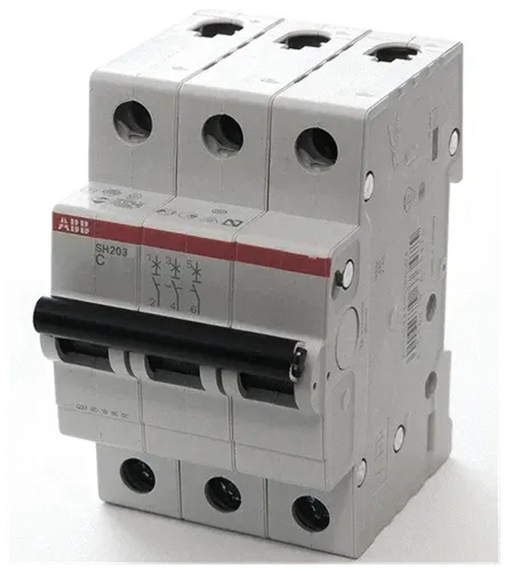 Модульный автоматический выключатель ABB SH203L C63