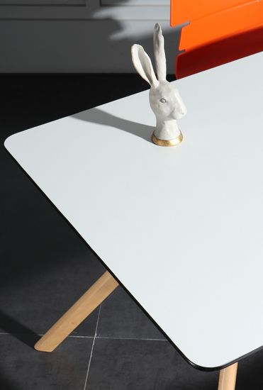 Обеденный стол Arne 160х90 см меламин белый