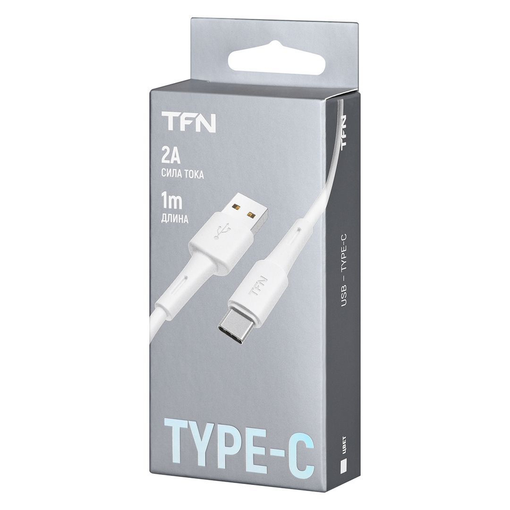Кабель TFN USB - Type-C 1м, белый