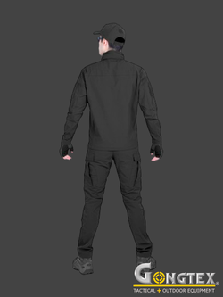 Костюм SoftShell Gongtex Outdoor Tactical Suit (без флиса). Чёрный