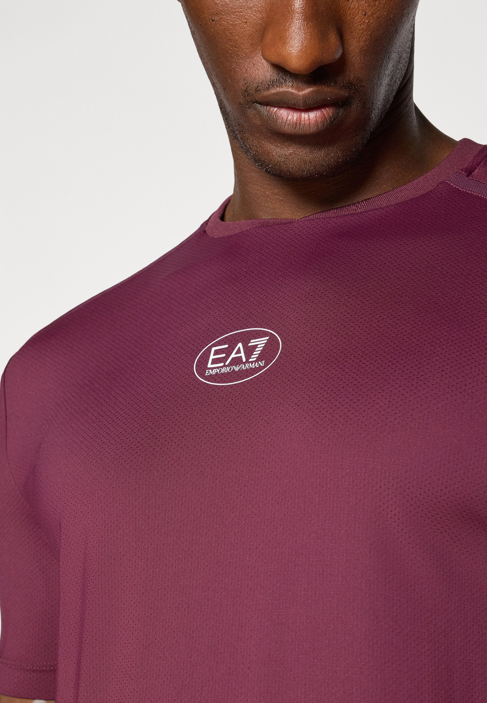 EA7 Emporio Armani Спортивная футболка - Бордовый