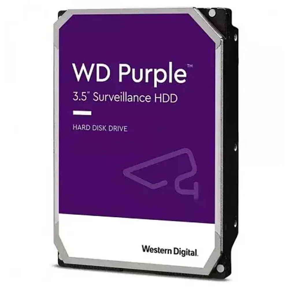 HDD Video Surveillance WD Purple 4TB CMR, 3.5&#39;&#39;, 256MB, SATA 6Gbps, TBW: 180