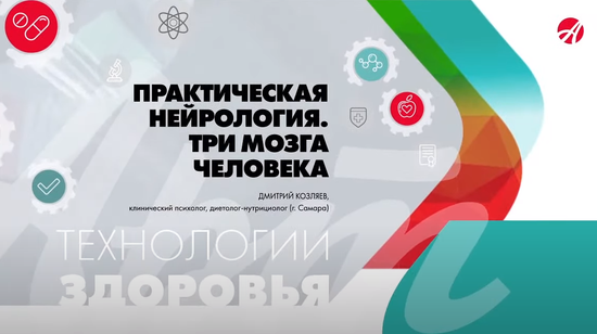 Практическая нейрология. Три мозга человека – вебинар с диетологом, клиническим психологом