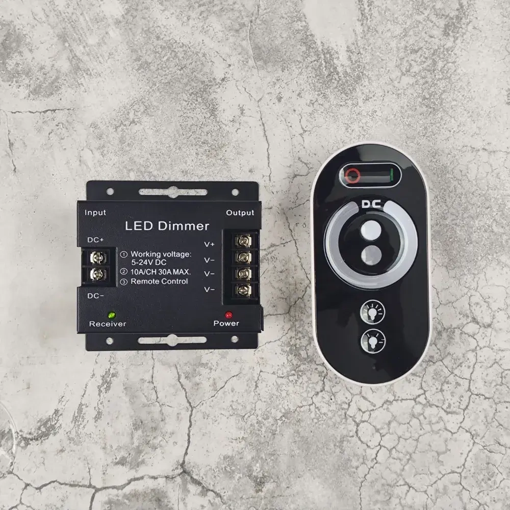 Диммер для светодиодной ленты 30A (12V-24V, 360W-720W) сенсорный TOUCH с ПДУ