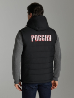Жилет утепленный мужской РОССИЯ черный