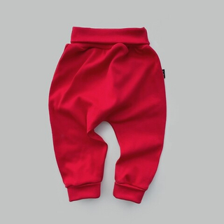 Легкие трикотажные брюки (красный)