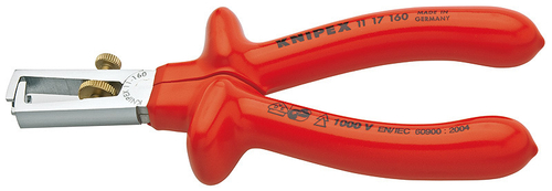 Инструмент для удаления изоляции, хромированные, 160 мм, KNIPEX 1117160