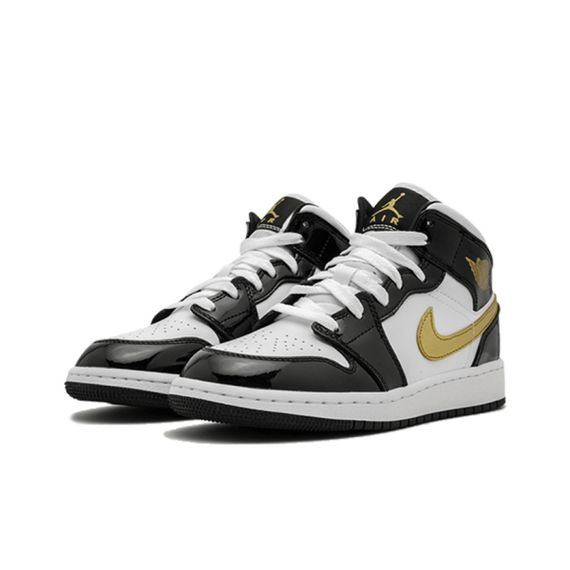 Иордания Air Jordan 1 Детские баскетбольные кроссовки МИД Топ Юнисекс