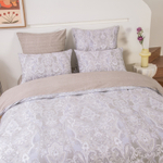 Комплект постельного белья Делюкс Сатин 100% хлопок на резинке LR640