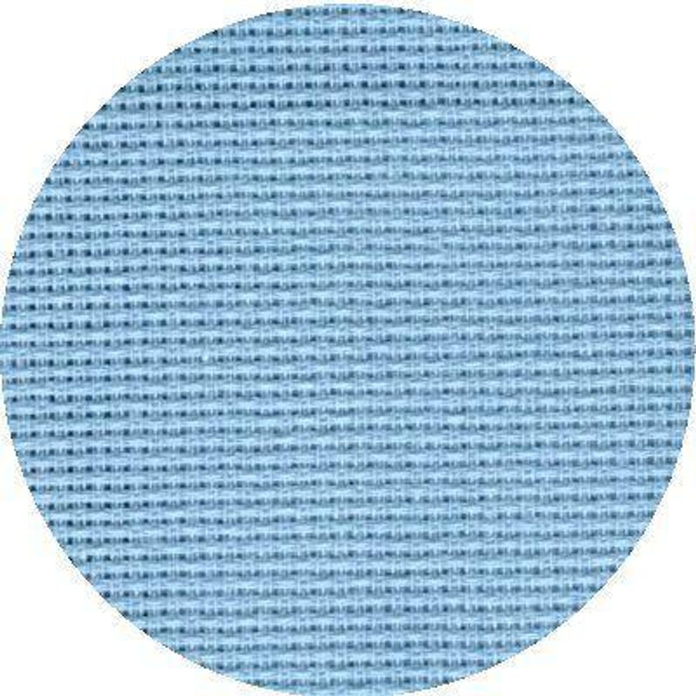Канва 11, крупная, арт.854 цвет голубая 40х50см (10x44кл)