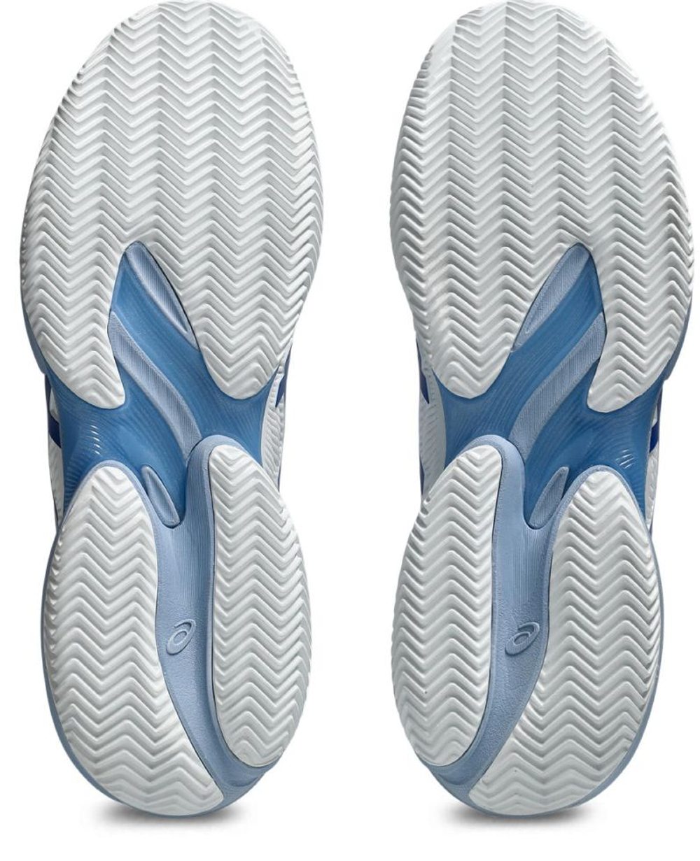 Теннисные кроссовки Asics Court FF 3 Novak Clay - white/tuna blue